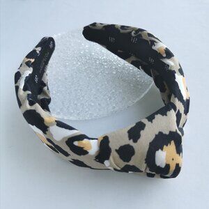 Alicia Bonnie Knotted Headband - On The Prowl - Leopard